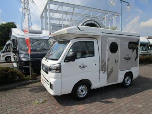 【新車・即納・ルームクーラー付】軽キャン Buddy（バディ）108 Ｓ タイプレイアウト ４ＷＤ車 4人乗／4名就寝  【DCクーラー・リチウムイオンバッテリー搭載】
